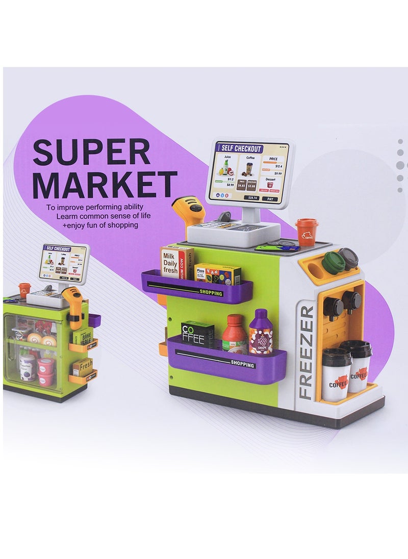 Generic Super Market Play Set, Interactive Learning Toy, Develops Common Sense Skills  - Image 1