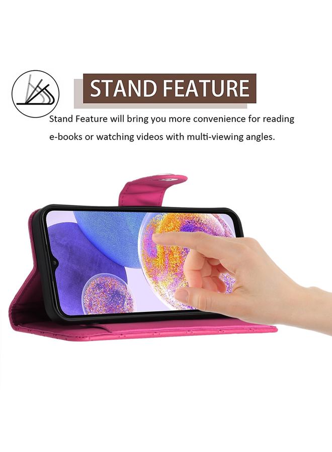 اس-توب جراب لهاتف Samsung Galaxy A52 4G / 5G جراب هاتف جلدي قلاب بملمس معيني مع حبل - Image 3