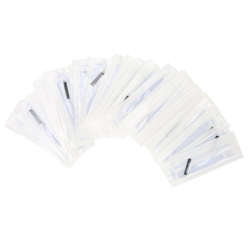Eyebrow Microblading Needles 0.18mm High Precision Steel Strong Needle Wire - Stable Long-Lasting Color Retention Tattooing Blades for Tattoo Learners Beginners Artists - Image 5