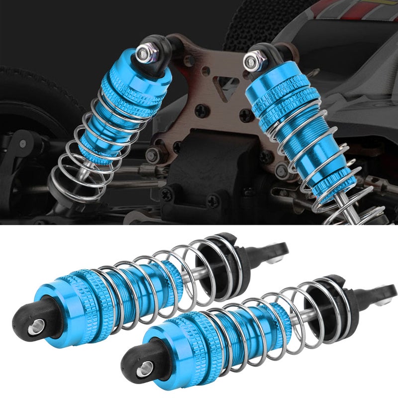 Metal Shock Struts Damper RC Spare Parts for 1/14 WLtoys 144001 RC ModelBlue - Image 5