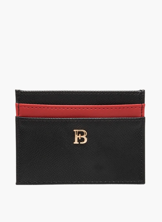 Flora Bella By Shoexpress Solid Card Holder with Open Top