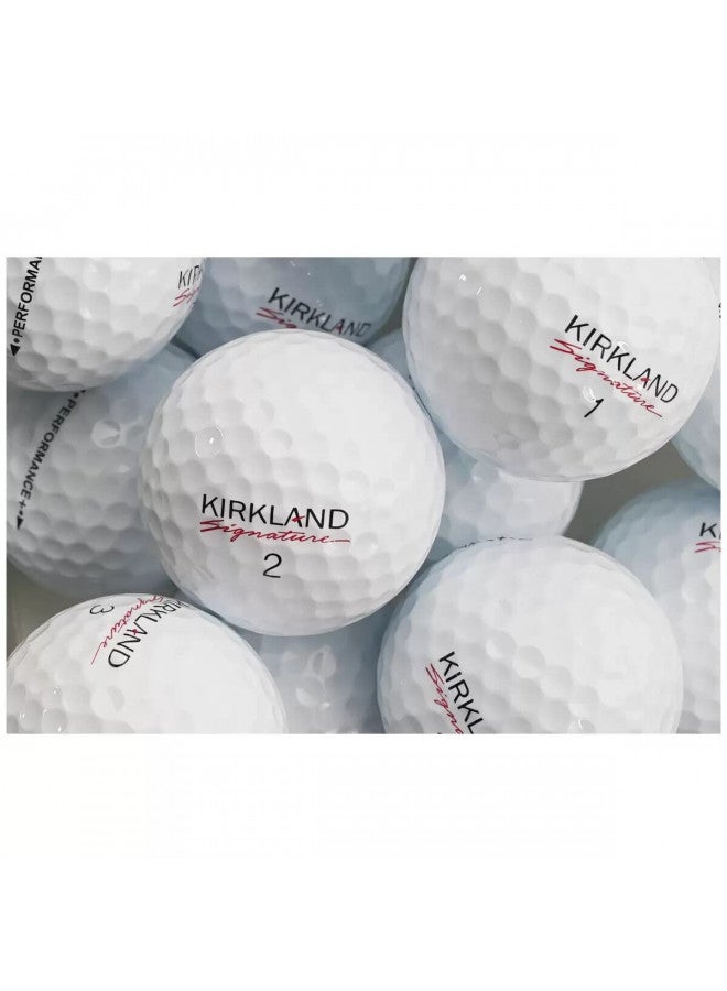 Kirkland Signature Kirkland Signature Three-Piece Urethane Cover Golf Ball v2.0 Performance + Total of 24 Balls, White - Image 3