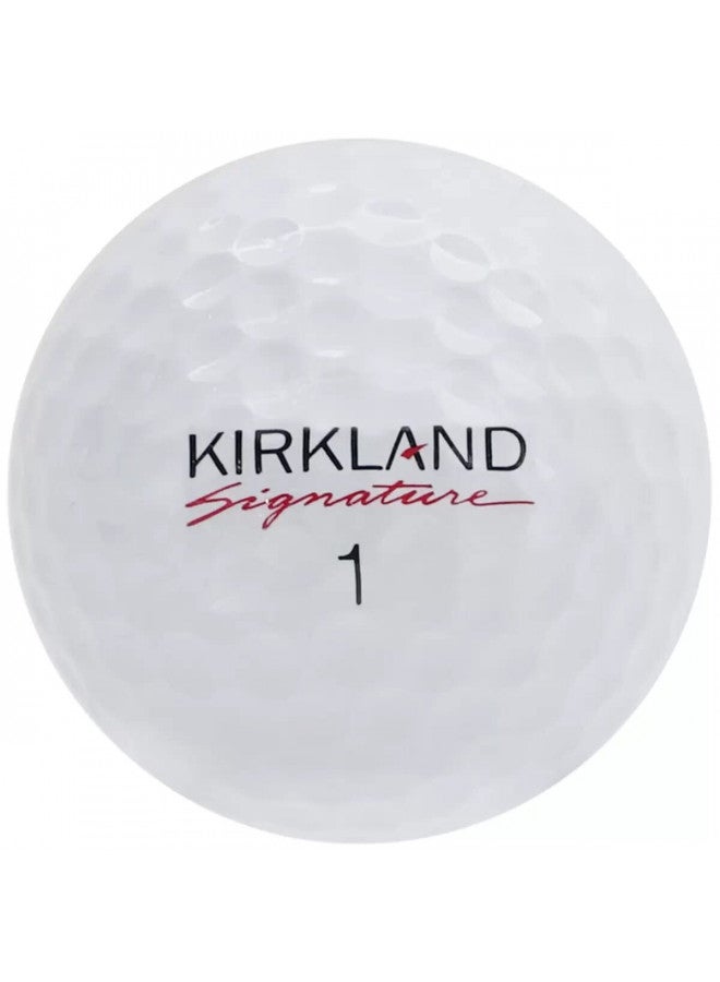 Kirkland Signature Kirkland Signature Three-Piece Urethane Cover Golf Ball v2.0 Performance + Total of 24 Balls, White - Image 4