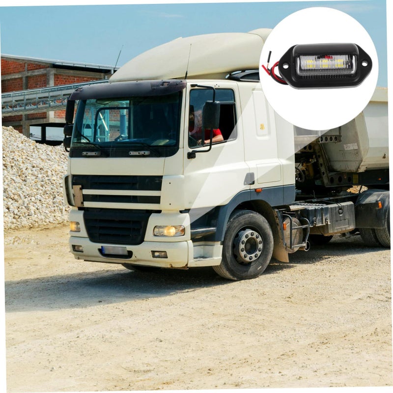 2pcs Black Led License Plate Lights And Side Marker Lights For Car Truck - Image 5
