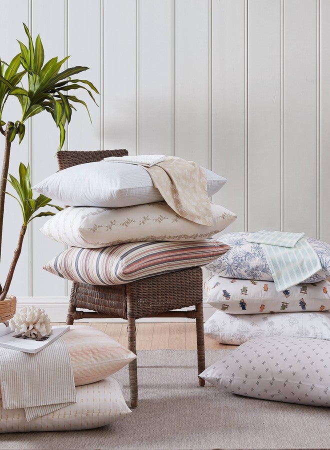 Tommy Bahama - Queen Sheets, Cotton Percale Bedding Set, Crisp & Cool, Stylish Home Decor (Vintage Map Grey, Queen),Grey/White - Image 5