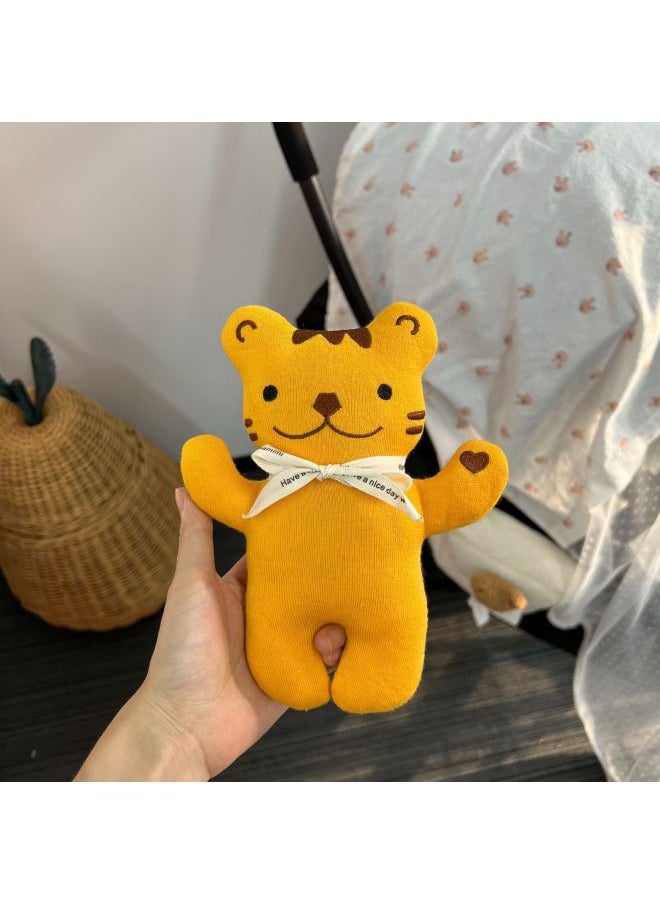 北欧ins新款布制卡通玩具婴儿陪玩公仔安抚玩偶娃娃装饰拍照道具-颜色:棕黄色老虎-高度:16—55cm  - Image 1
