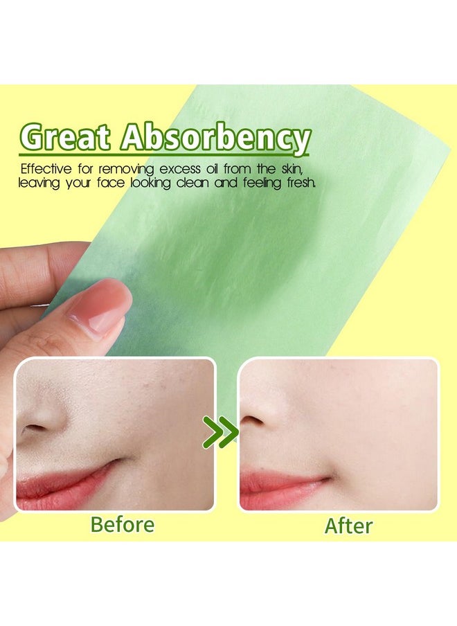 HNYYZL 300 Sheets Blotting Paper, HNYYZL Oil Absorbing Sheets for Oily Skin, Oil Control for Face, Makeup Blotting Paper, Natural Oil Absorbing Facial Blotting Sheets for Oily Skin Care (Pack of 3)  - Image 5