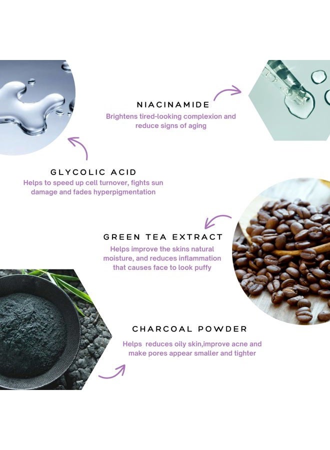 Spa Sciences - Mattifying Potion - Purifying Oil-control Moisturizer - With Charcoal Powder, Niacinamide, Glycolic Acid - Control, Hydrate, Protect - Vegan - For All Skin Types - 1.8oz - Image 3
