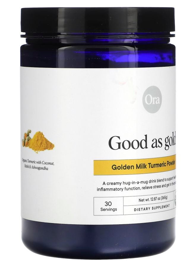 Ora مسحوق الكركم بالحليب الذهبي 12.87 أونصة (365 جرام) - Image 2