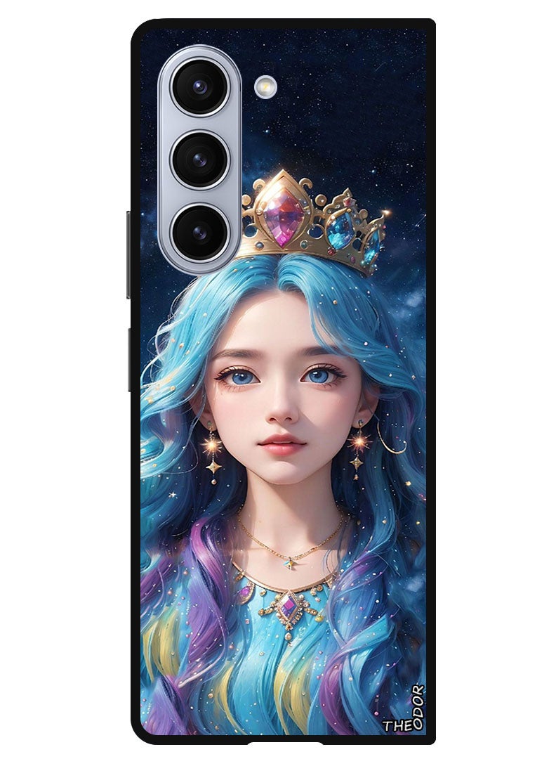 Theodor Protective Case Anti Scratch Shock Proof Bumper Cover For Samsung Galaxy Z Fold 6 Girl 3 - Image 1