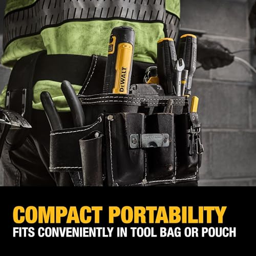 DEWALT Cordless Screwdriver USB Rechargeable with FLEXDRIVE Control and Screwdriver Bit Set, Electric Screwdriver Cordless with LED Light (DWHT66719) - Image 3