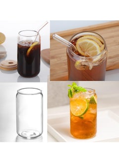 Drinking Glasses with Bamboo Lids and Glass Straw, 500ml Glass Cups, Tumbler Cup Ideal For Tea, Soda, Iced Coffee (6pc, 500ml) - pzsku/Z13F59D4B586FA89D86C3Z/45/_/1740630344/9e0c44d1-5749-414d-8873-d09695c35c92