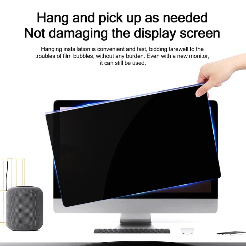 Universal Anti-Peeping Screen Protector 12.5-32 Inches Blue Light Blocking Monitor Filter for Computer/Laptop Frame Suspending Type - Image 5