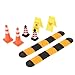 VINGVO Rc Car Ramp Rc Crawler Car Accessories 118 124 Climbing Car Mood Piece Speed Bumps Ice Cream Cones Warning Signs Model Rc Road Block Car Scene Accessories for Scx24 - Image 2
