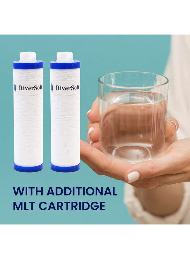 RiverSoft PreRO-10-STR RO prefilter Semi-transparent assembly with additional MLT cartridge | Compatible with All RO Water Purifier (3/8 inch / 10 mm connection, Semi-transparent, PP) - Image 4