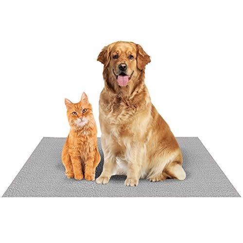 Amorite Waterproof Reusable Washable Pee Pads for Dogs | High Absorption Puppy Training Pads(140cm X 100cm) Grey - Image 1