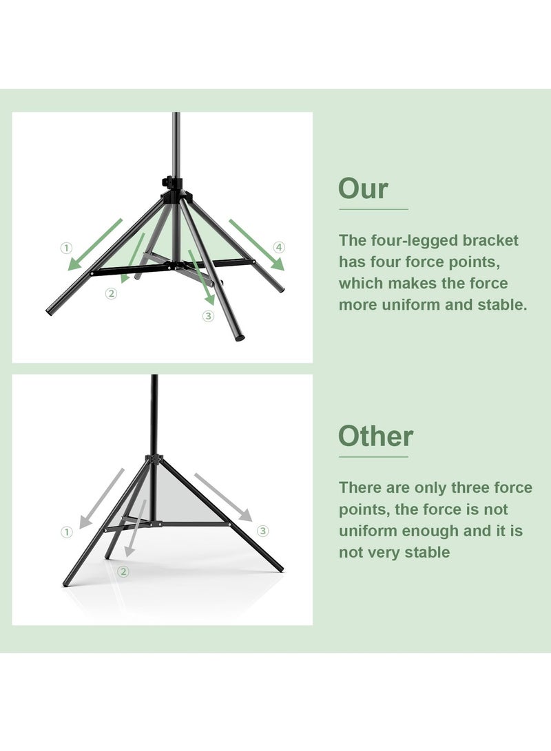 FlashHawk Projector Screen with Stand -84 inch 16:9 4K HD Portable Outdoor Indoor Projector Screen Rear Front Projection Screen Lightweight Movie Screen with Four-Legged Frame Carry Bag for Home Theater - Image 5