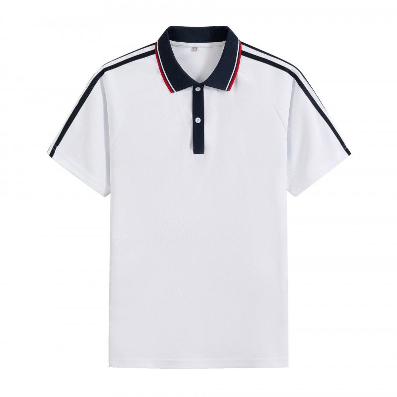 Blue And White School Uniform Sports Suit Junior High School Student Sports Meeting Class Uniform Student Summer High School Short-Sleeved Men'S And Women'S T-Shirt - Image 1