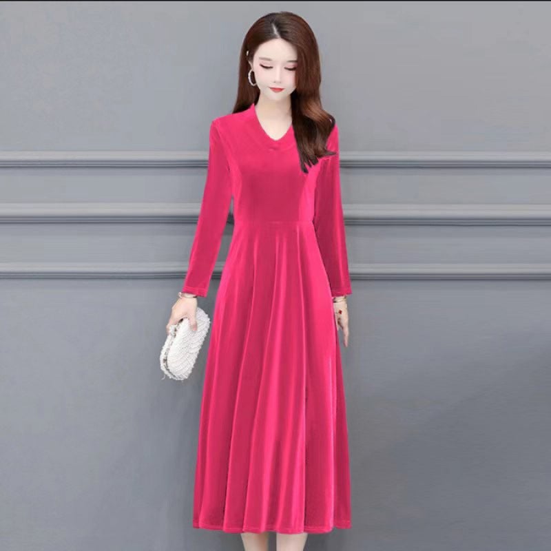 Hepburn style dress, elegant feminine daily styling - Image 1