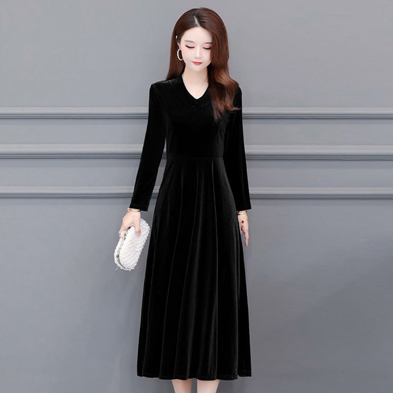 Hepburn style dress, elegant feminine daily styling - Image 3