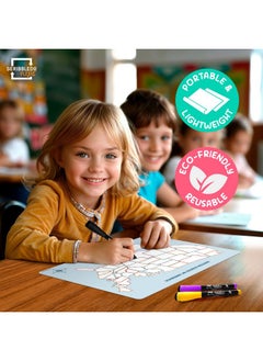 Scribbledo Us Map Practice Sheets 11”X14” Map Of The United States Dry Erase Sheets Homeschool Supplies United States Map Teacher Students Classroom Pack Of 10 Sheets  - Image 5