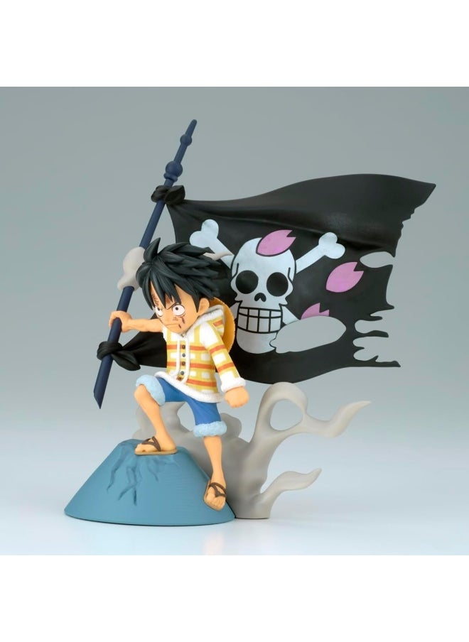 Banpresto Banpresto World Collectable Log Stories One Piece Monkey D. Luffy Figure (8.13 cm)  - Image 3