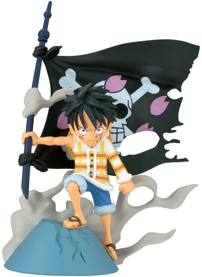Banpresto Banpresto World Collectable Log Stories One Piece Monkey D. Luffy Figure (8.13 cm)  - Image 1