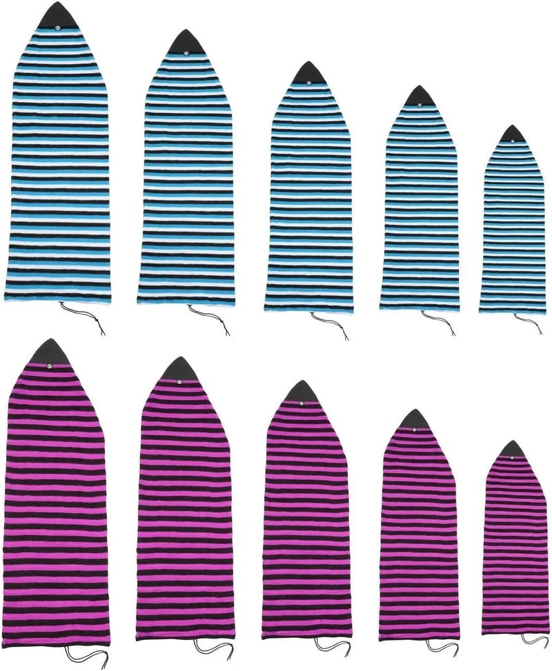 Red 6 3ft Lightweight Padded Surfboard Sock Cover with Pointed Nose for Beach Trips - Image 1