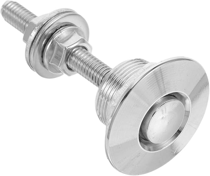 Silver Car Hood Latch Lock Quick Release Mechanism Sturdy Engine Cover Lock - Image 1