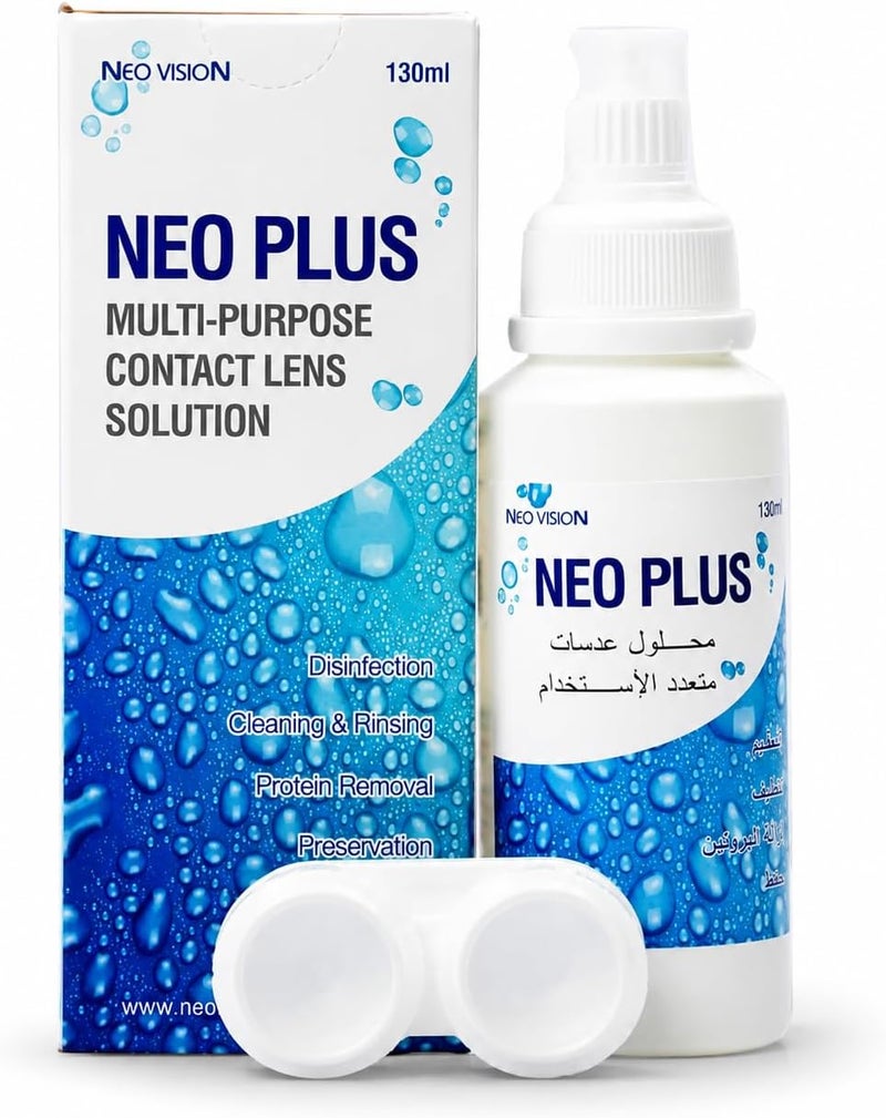 neo plus Multi Purpose Contact Lens Solution (130 ml) - Image 1