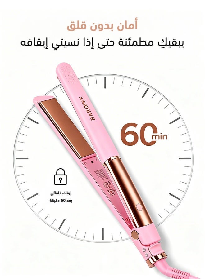 باروني سيراميك نحيف (مملس شعر) ديجيتال من باروني – وردي - Image 5