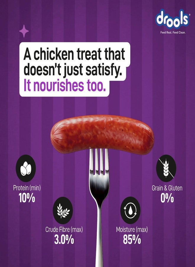 Drools Adult & Puppy Sausage for Dog, 450g | Liver Flavour | High Protein | Treat & Food Topper | Grain Free | Best for Training & Bonding | No Preservatives - Image 3