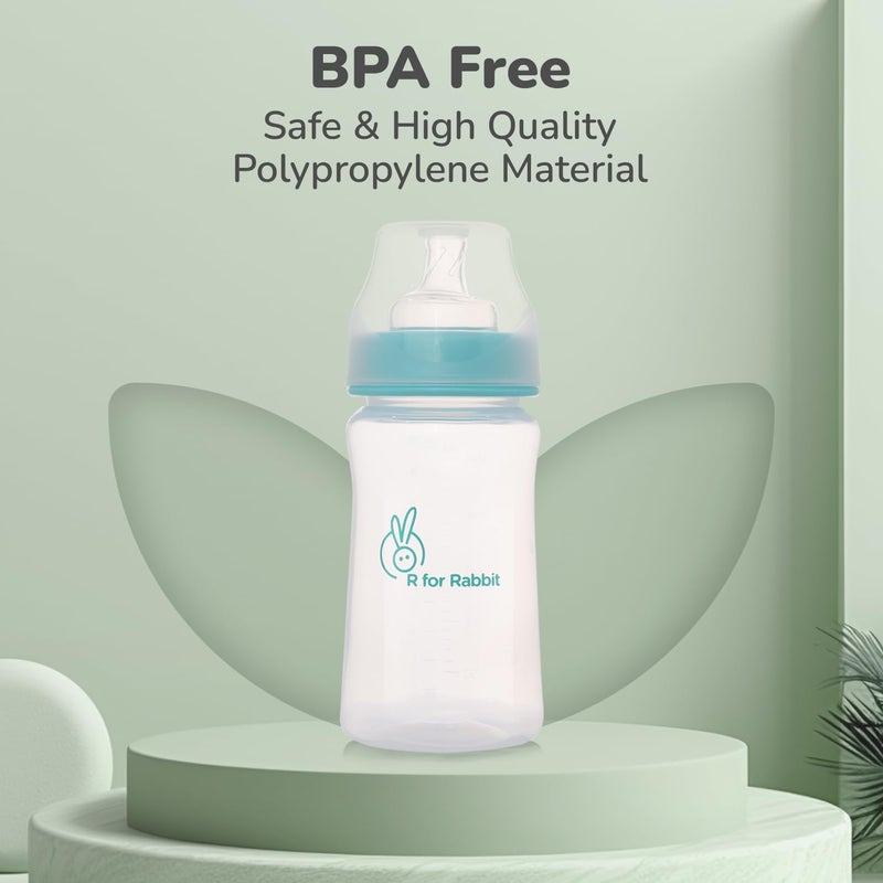 R for Rabbit First Feed 250 ml Baby Feeding Bottle - Image 2