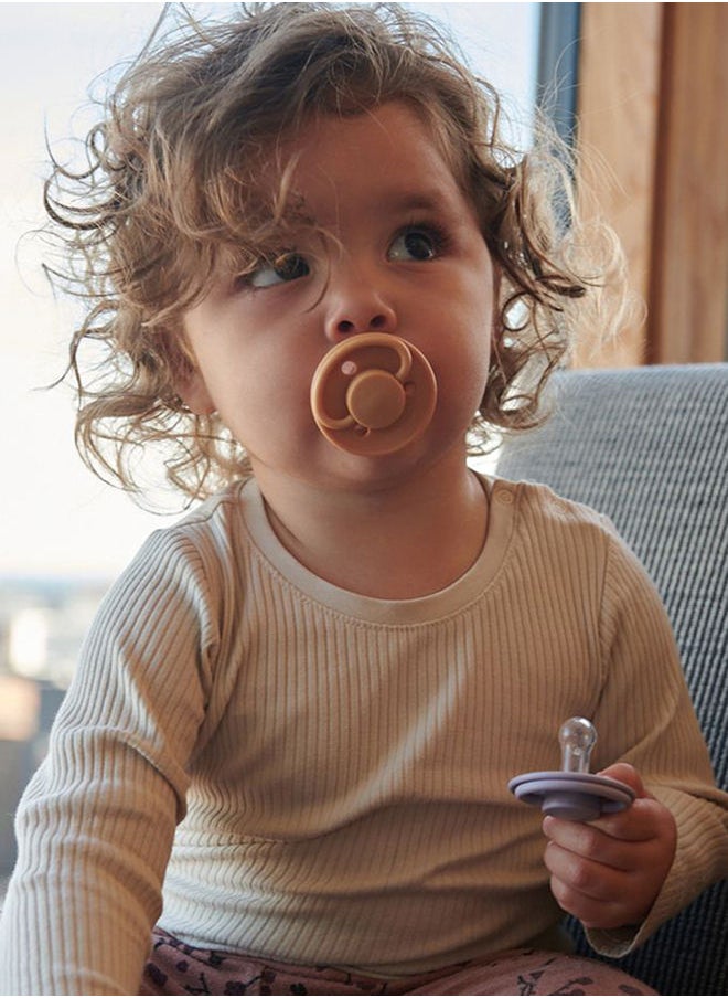 Mininor - Round Pacifier Latex 6M Soft Rabbit - Image 1