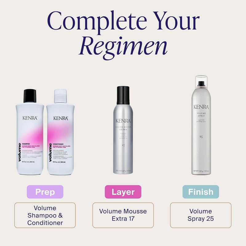 Kenra Professional Volume Spray 25 50% | Super Hold Finishing & Styling Hairspray | Flake-free & Fast-drying | Wind & Humidity Resistance | All Hair Types | 16 oz - Image 5