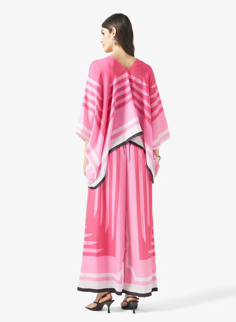 Fyor Striped Cape Co-Ord Set
