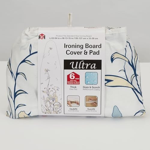 Household Essentials Ultra Ironing Board Cover, Iris - Image 3