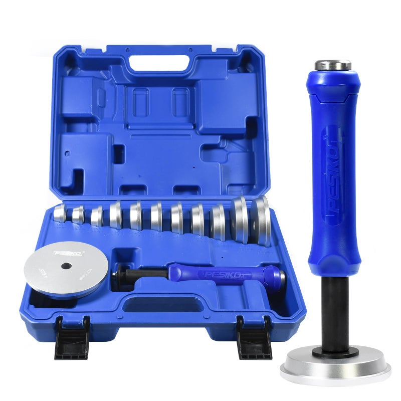 PESIKO Bearing Race and Seal Driver Kit 13pc - Universal Wheel Bearing Installer Tool for 1-9/16" to 4-5/8" Bearings - Image 1