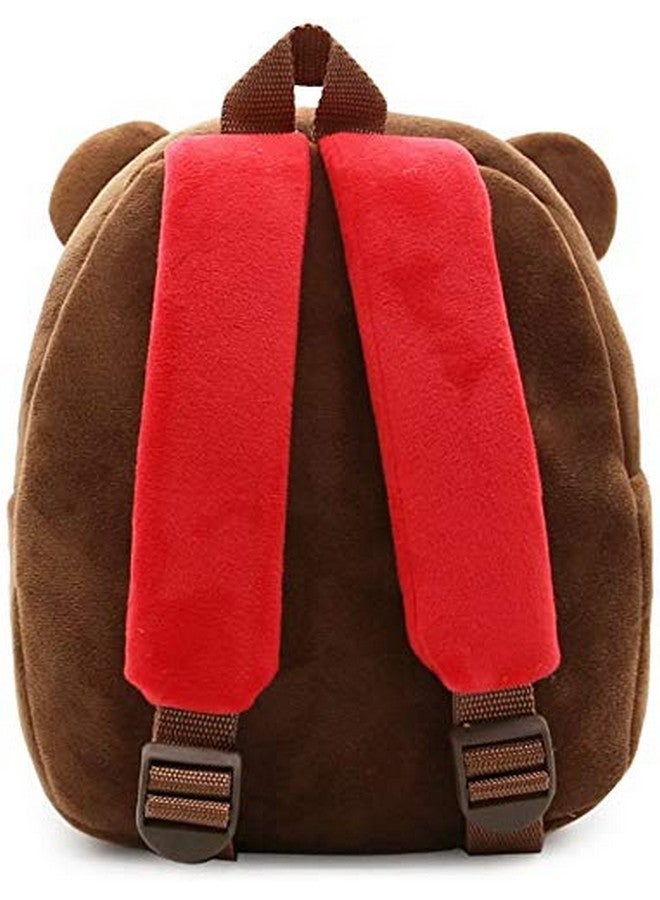 blue tree Cute Kids Backpack Toddler Bag Plush Animal Cartoon Mini Travel Bag for Baby Girl Boy 1-6 Years (Blue Cat-Bear) - Image 5