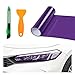 MUQIDA Headlight Vinyl Film Sticker Sheet Roll 472118 SelfAdhesive Tint Vinyl Film for Car Tail Lights Fog Lights AirRelease Headlight Tint Wrap Film with Squeegee Cutter Purple - Image 2