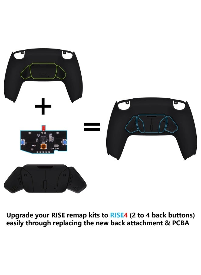 eXtremeRate Replacement Buttons Rise4 Buttons Set for PS5, Back Buttons with 4 Paddles K1 K2 K3 K4 & Remap PCBA Board for PS5 Controller eXtremeRate Rise & RISE4 Remap Kit (No Controller Included) - Image 3
