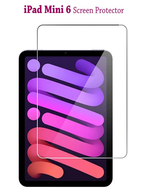 Tempered Glass Screen Protector For Apple iPad Mini 6 Clear