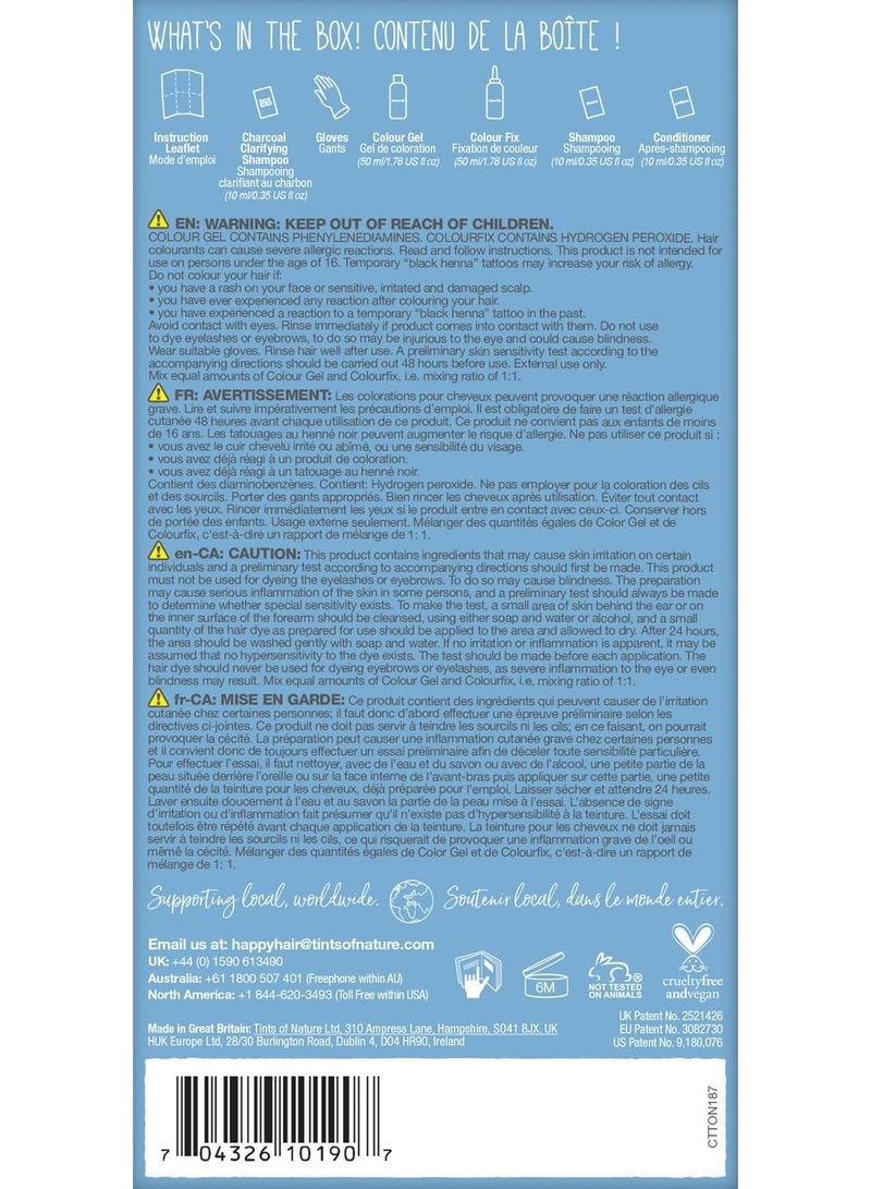 تينتس أوف ناتشر صبغة شعر دائمة | تركيبة فريدة حاصلة على براءة اختراع | ٧٥٪ ​​مكونات عضوية معتمدة | مناسب للنباتيين والنباتيين الصرف | خالٍ من الأمونيا والبارابين | أشقر متوسط ​​طبيعي ٧N | ١٣٠ مل - Image 3