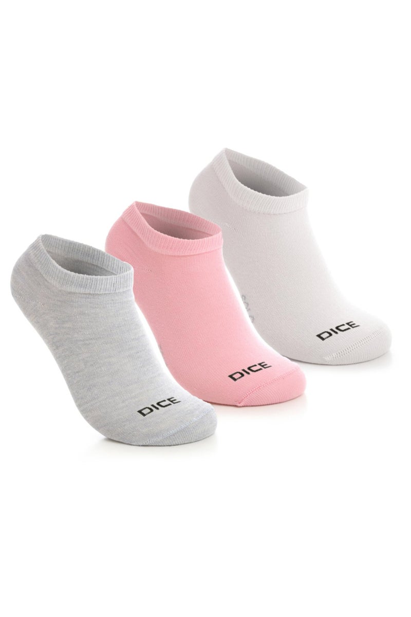 DICE Pack of 6 Kids Socket Socks, Multi-Colour Low Cut Socks - Image 3