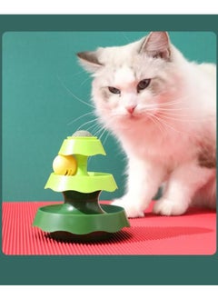 Mini Three-layer Track Turntable cat Toy