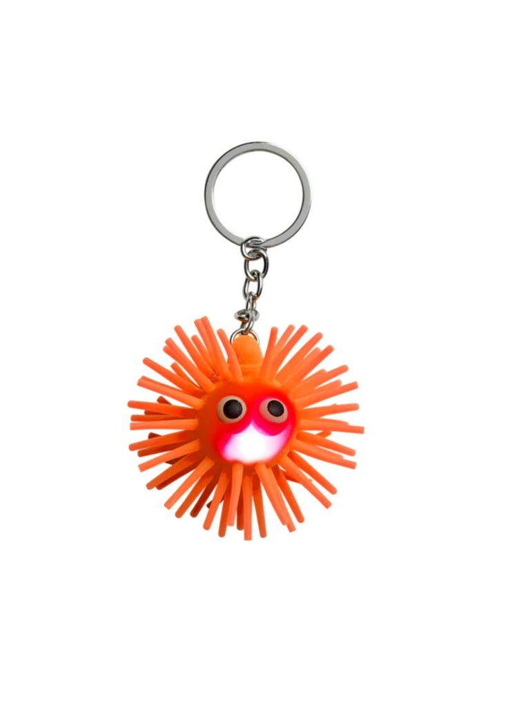 Tinc - Fuzzy Guy Orange Key Ring - Image 1