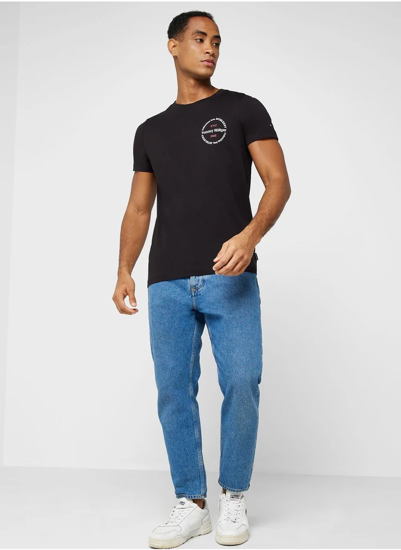 TOMMY HILFIGER Logo Crew Neck T-Shirt