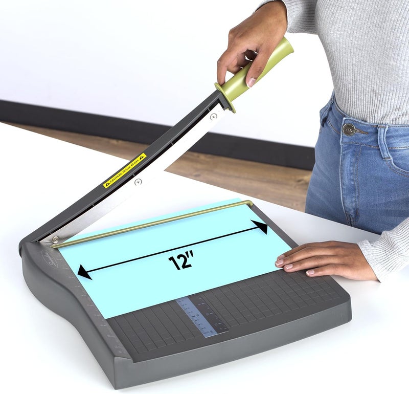 Swingline Paper Cutter, Guillotine Trimmer, 12" Cut Length, 10 Sheet Capacity, ClassicCut Lite (9312) - Image 3