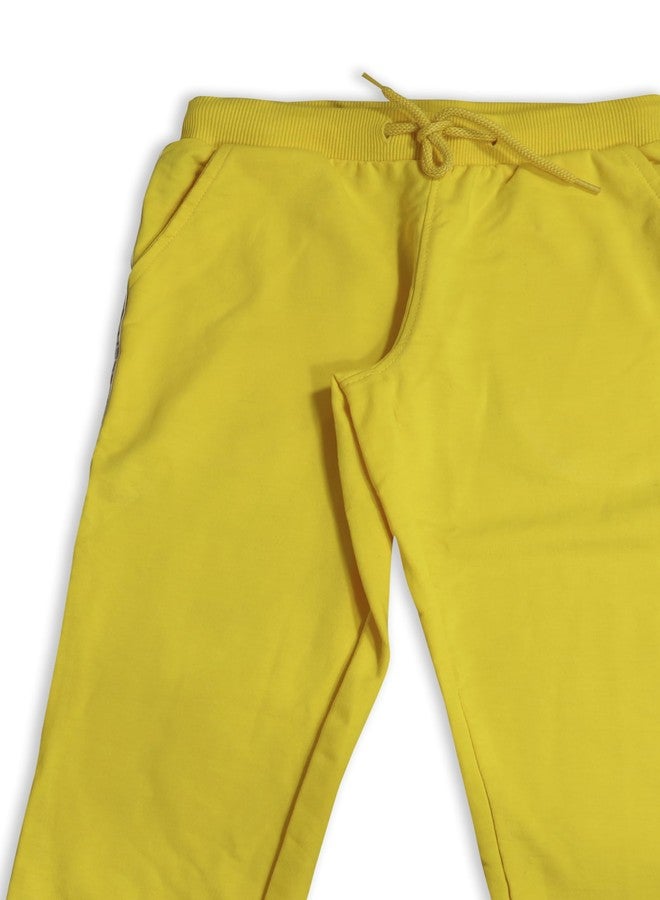 Allen Solly Junior Girl's Regular Trousers (AGPTERGFW93605_Yellow_16 | 15-16 Years) - Image 4
