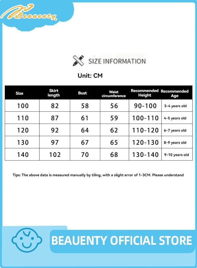 فستان حورة البحر للبنات - زي حورة البحر الصغيرة للبنات مع مطابقة